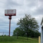 Large signage with temperature