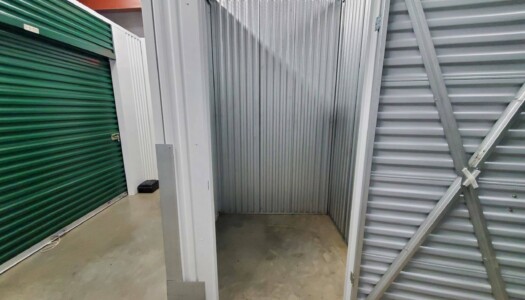 Indoor climate-controlled storage units