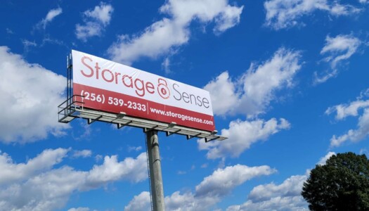 Storage Sense sign in Owens Cross Roads, AL