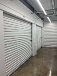 Indoor temperature-controlled storage units