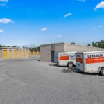 Uhaul rentals and drive-up storage units at Storage Sense in Salisbury, MD