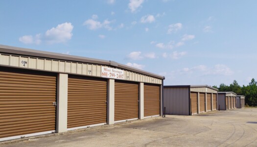 Drive-up storage units
