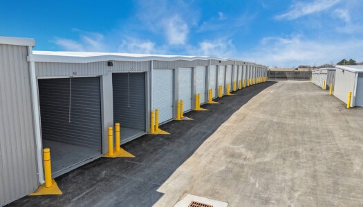 Drive-up storage units