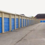 Wide Driveway Aisle for Drive Up Storage Units
