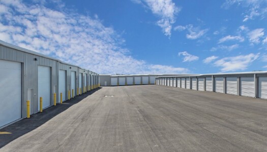 Drive-up storage units