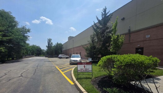 Storage facility driveway