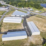 aerial view of Storage Sense facility in Henderson, NC