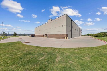 back of Storage Sense facility in Waxahachie, TX
