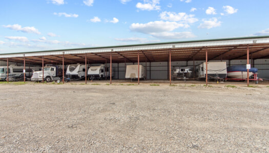 covered RV storage at Storage Sense in Haslet, TX