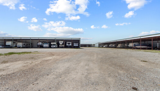 covered RV storage at Storage Sense in Haslet, TX