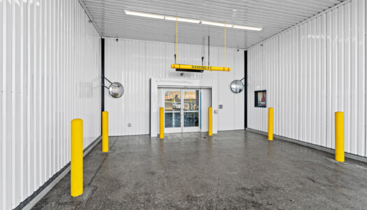 covered loading area at Storage Sense in Fairborn OH