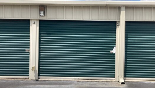 drive-up storage units at Storage Sense on Taylor Lane in Owens Cross Roads AL