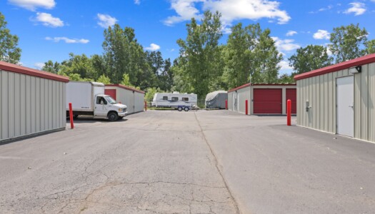 drive-up storage units and RV parking at Storage Sense in Flint MI