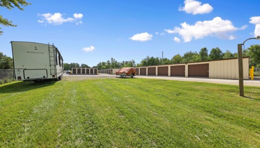 drive-up storage units and RV parking at Storage Sense in Holly MI