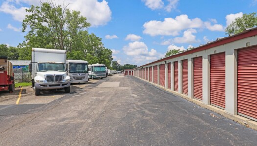 drive-up storage units and RV parking at Storage Sense in Flint MI