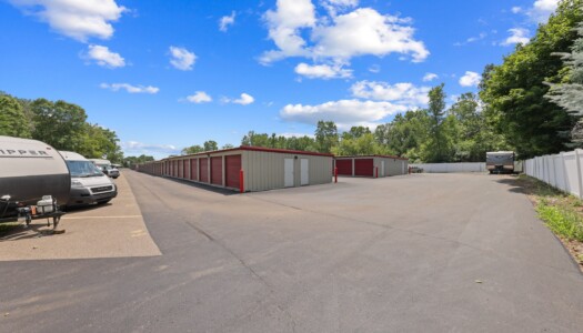drive-up storage units and RV parking at Storage Sense in Flint MI