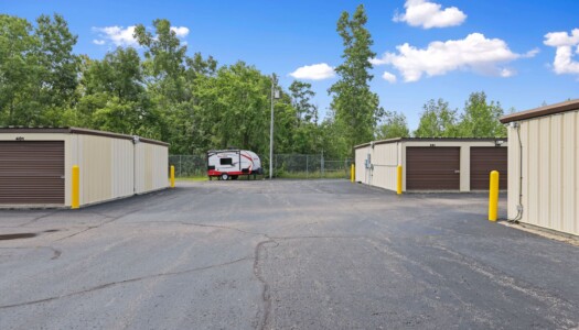 drive-up storage units and RV parking at Storage Sense in Holly MI
