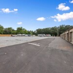 drive-up storage units and vehicle parking at Storage Sense in Jefferson GA