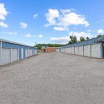 drive-up storage units at Storage Sense at 157 Garrett Way in Milledgeville GA