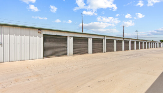 drive-up storage units at Storage Sense in Haslet, TX