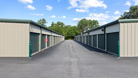 drive-up storage units at Storage Sense in Hinesville GA