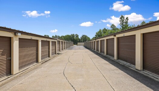 drive-up storage units at Storage Sense in Holly MI