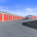 drive-up storage units at Storage Sense on Feagin Mill Road in Warner Robins, GA
