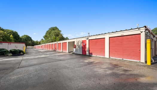 drive-up storage units at Storage Sense on South Mebane Street in Burlington, NC