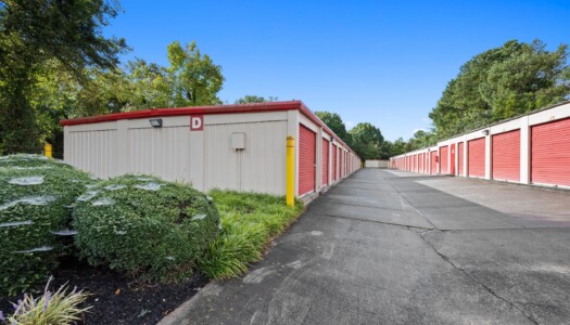 drive-up storage units at Storage Sense on South Mebane Street in Burlington, NC