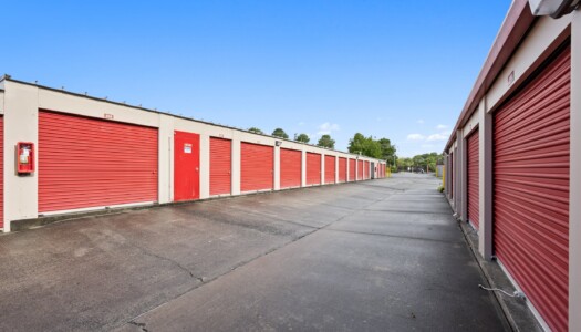 drive-up storage units at Storage Sense on South Mebane Street in Burlington, NC