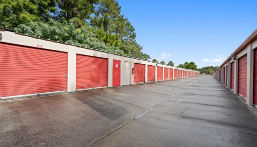 drive-up storage units at Storage Sense on South Mebane Street in Burlington, NC