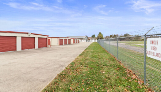 drive-up storage units at fenced Storage Sense facility on Concord Ave in Crestwood KY