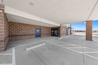entrance to Storage Sense facility in Waxahachie, TX