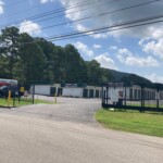 front gate at Storage Sense on Green Cove Circle in Huntsville AL