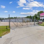 front gate at Storage Sense facility on Oak Grove Road in Hattiesburg, MS