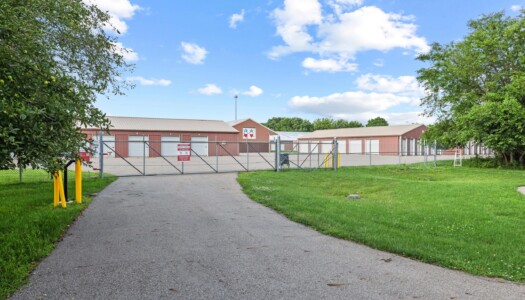 front gate at Storage Sense in Eaton Rapids MI