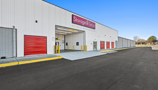 front of Storage Sense in Fairborn OH