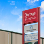 front sign at Storage Sense on Hwy 17 in Clarkesville, GA