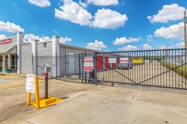 gated entrance at Storage Sense in Lake Charles, LA