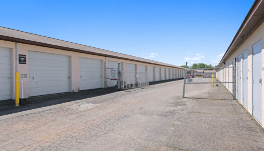 gated entrance to Storage Sense at 1444 Barkley Road in Statesville, NC