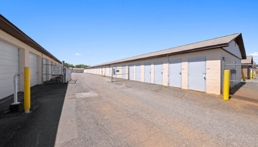 gated entrance to Storage Sense at 1444 Barkley Road in Statesville, NC