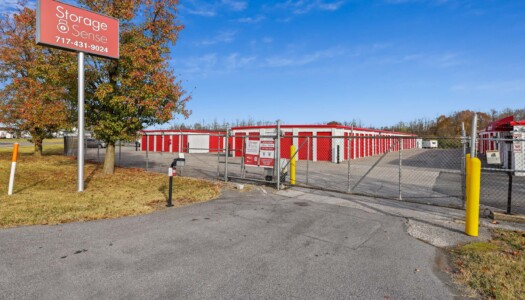 gated keypad entrance to Storage Sense in Waynesboro, PA