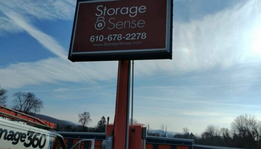 Signage for Storage Sense in Laureldale PA