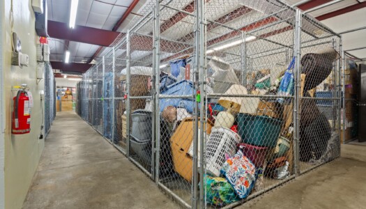 indoor storage units at Storage Sense in Clearwater, FL