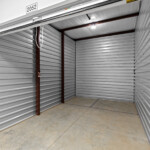 inside a temperature-controlled storage unit at Storage Sense on Feagin Mill Road in Warner Robins, GA