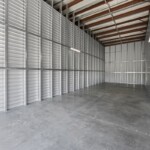 inside an enclosed vehicle storage units at Storage Sense in Henderson, NC