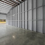 inside an enclosed vehicle storage units at Storage Sense in Henderson, NC