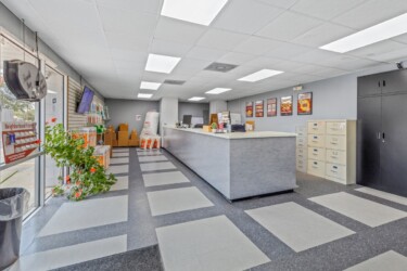 inside the storage office at Storage Sense in Lake Charles, LA
