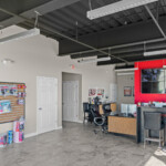 inside the storage office at Storage Sense on Feagin Mill Road in Warner Robins, GA