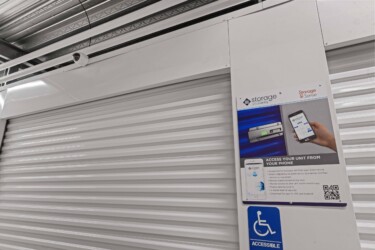 keyless smart entry to temperature-controlled storage units at Storage Sense in Waxahachie, TX